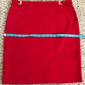 New York & Company Red Pencil skirt